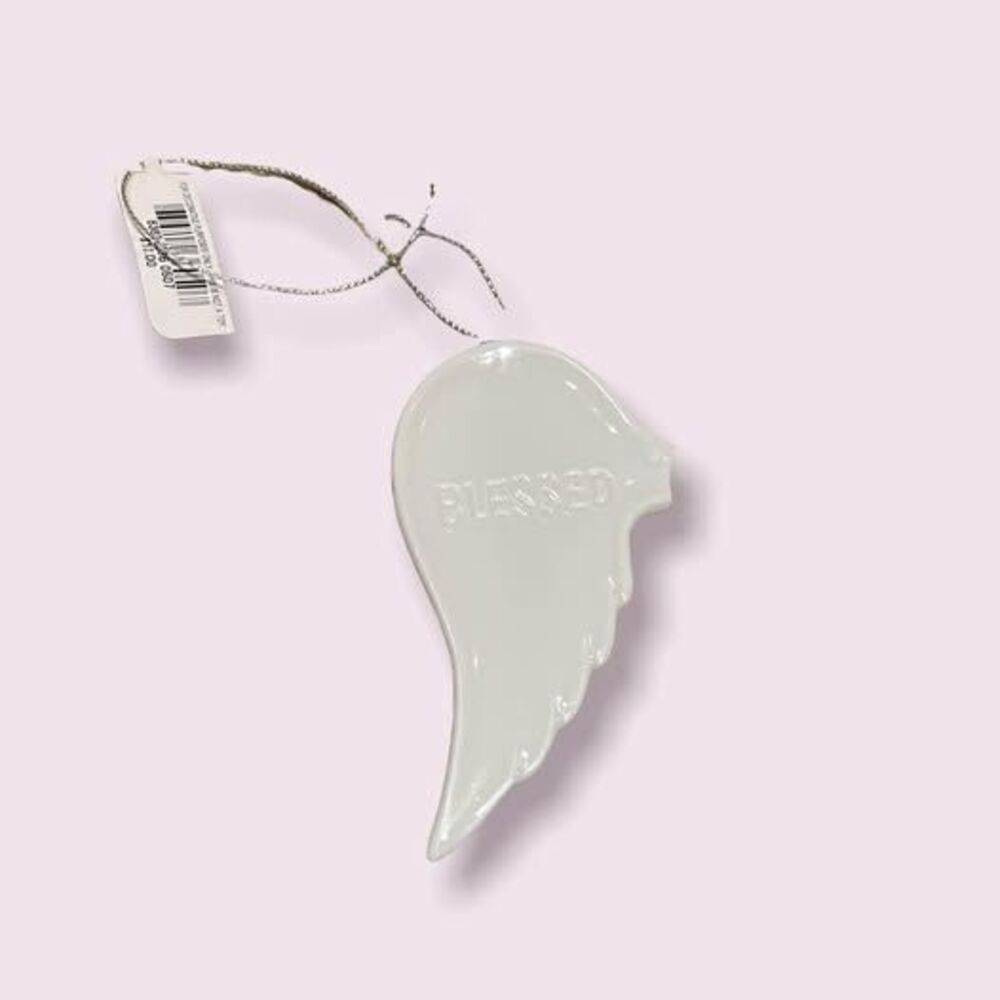 Macy’s holiday lane Blessed Angel Wing Christmas ornament